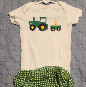 John deere 1 year old Smash cake outfit